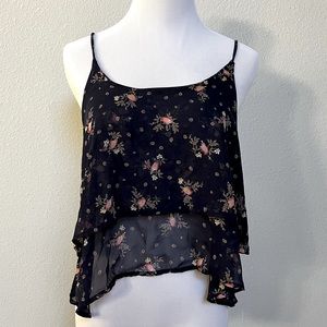 Midnight Blue Floral Cami Medium (M)